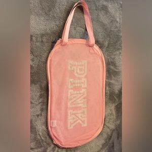 PINK Clothes Hamper & PINK Bath Mat